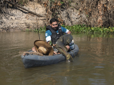 Pesca esportiva vai estar liberada no Rio Paraguai a partir deste sábado com regras rigorosas de preservação. Foto: Ronivon Barros.